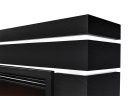 Каминокомплект Firelight Moderno 25 с очагом EFP/P-2520LS шпон черный дуб