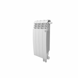 Биметаллический радиатор отопления Royal Thermo BiLiner 500 VR 4 секции Bianco Traffico