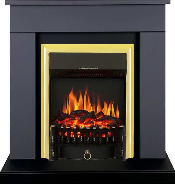 Каминокомплект Royal Flame Bergen c очагом Fobos FX Brass серый графит