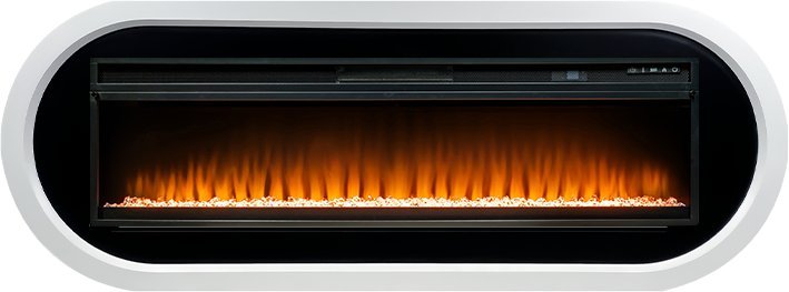 Каминокомплект Royal Flame Ellips с очагом Vision 60 LED белый с черным