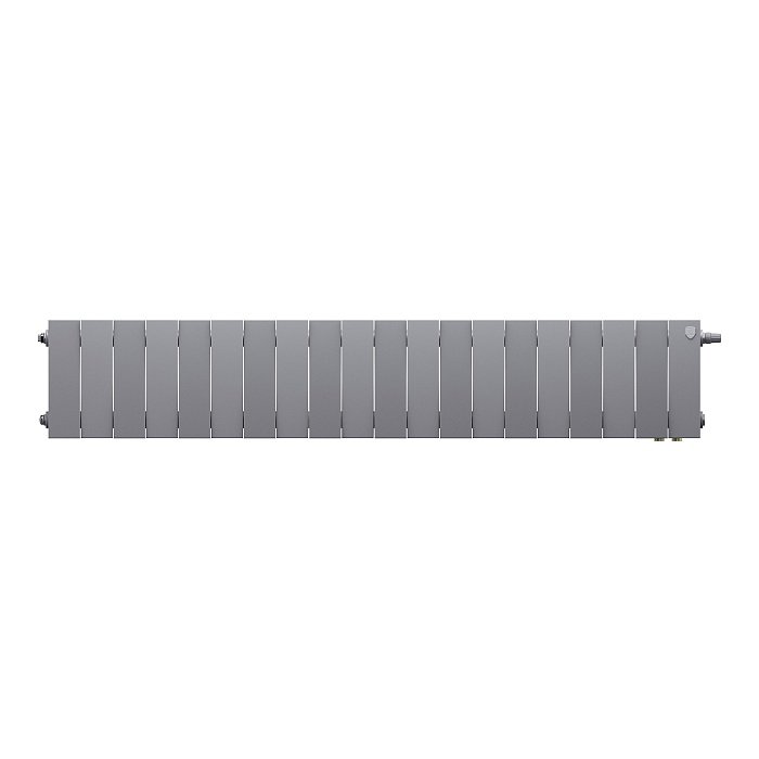 Биметаллический радиатор отопления Royal Thermo PianoForte 200 VDR80 20 секций Silver Satin