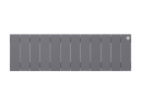 Биметаллический радиатор отопления Royal Thermo PianoForte 200 12 секций Silver Satin