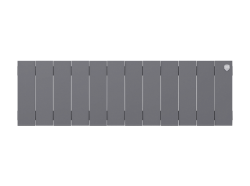 Биметаллический радиатор отопления Royal Thermo PianoForte 200 12 секций Silver Satin