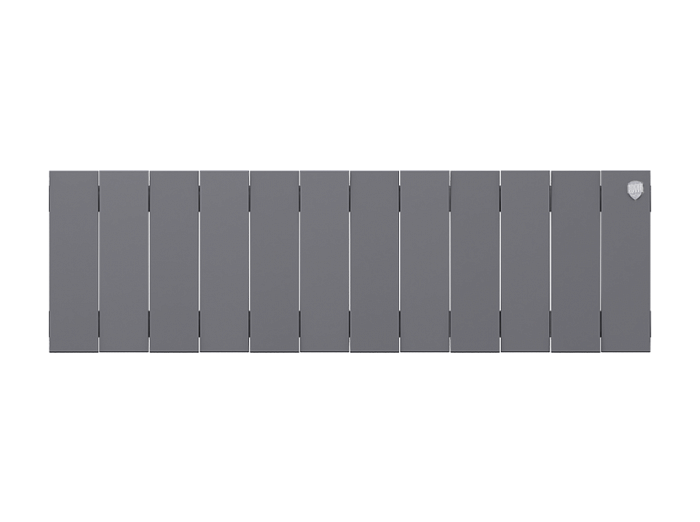 Биметаллический радиатор отопления Royal Thermo PianoForte 200 12 секций Silver Satin