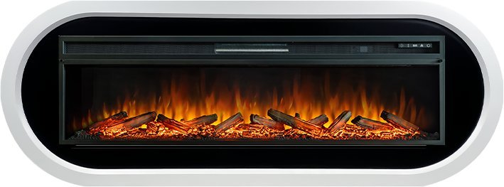Каминокомплект Royal Flame Ellips с очагом Vision 60 LOG LED белый с черным