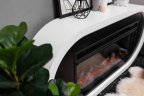 Каминокомплект Royal Flame Ellips с очагом Vision 60 LOG LED белый с черным