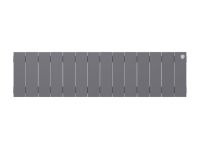 Биметаллический радиатор отопления Royal Thermo PianoForte 200 14 секций Silver Satin