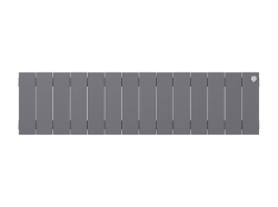 Биметаллический радиатор отопления Royal Thermo PianoForte 200 14 секций Silver Satin