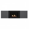 Тумба с биокамином Firelight BFP/P-1400L графит+набор керамических дров сосна