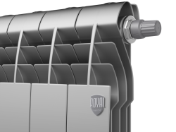 Биметаллический радиатор отопления Royal Thermo BiLiner 500 VR 12 секций Silver Satin