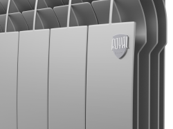 Биметаллический радиатор отопления Royal Thermo BiLiner 500 VR 12 секций Silver Satin