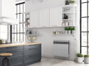 Биметаллический радиатор отопления Royal Thermo BiLiner 500 VR 12 секций Silver Satin
