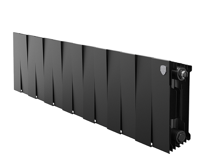 Биметаллический радиатор отопления Royal Thermo PianoForte 200 14 секций Noir Sable