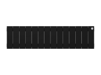 Биметаллический радиатор отопления Royal Thermo PianoForte 200 14 секций Noir Sable