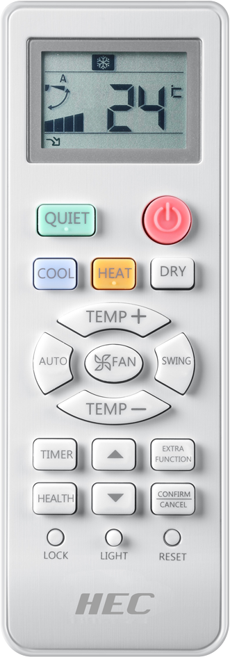 Сплит-система HEC HEC-12HRE03/R3-W(IN)/HEC-12HRE03/R3(OUT) Design White