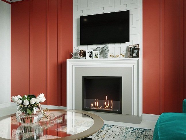 Встроенный биокамин Lux Fire Кабинет 610 М ВБКК-610М