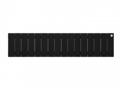 Биметаллический радиатор отопления Royal Thermo PianoForte 200 16 секций Noir Sable