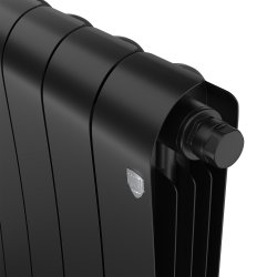 Биметаллический радиатор отопления Royal Thermo Infinity 500 VR80 8 секций Noir Sable