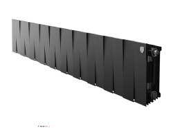 Биметаллический радиатор отопления Royal Thermo PianoForte 200 20 секций Noir Sable