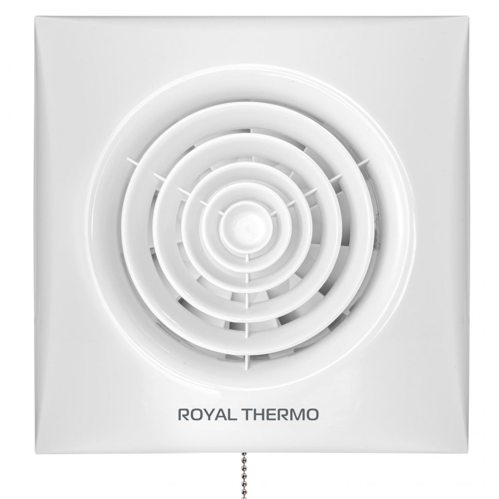 Вентилятор вытяжной Royal Thermo RAFR 120 PT Sunrise с тяговым выключателем и таймером