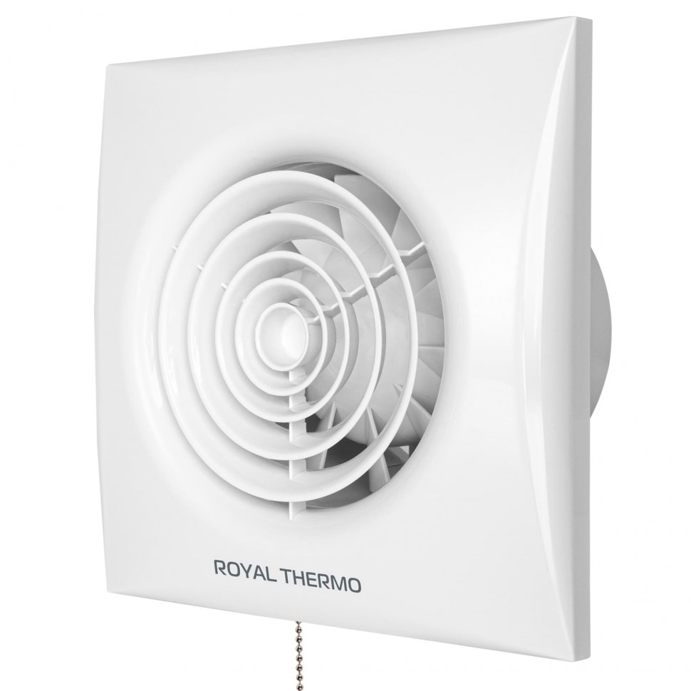 Вентилятор вытяжной Royal Thermo RAFR 120 PT Sunrise с тяговым выключателем и таймером