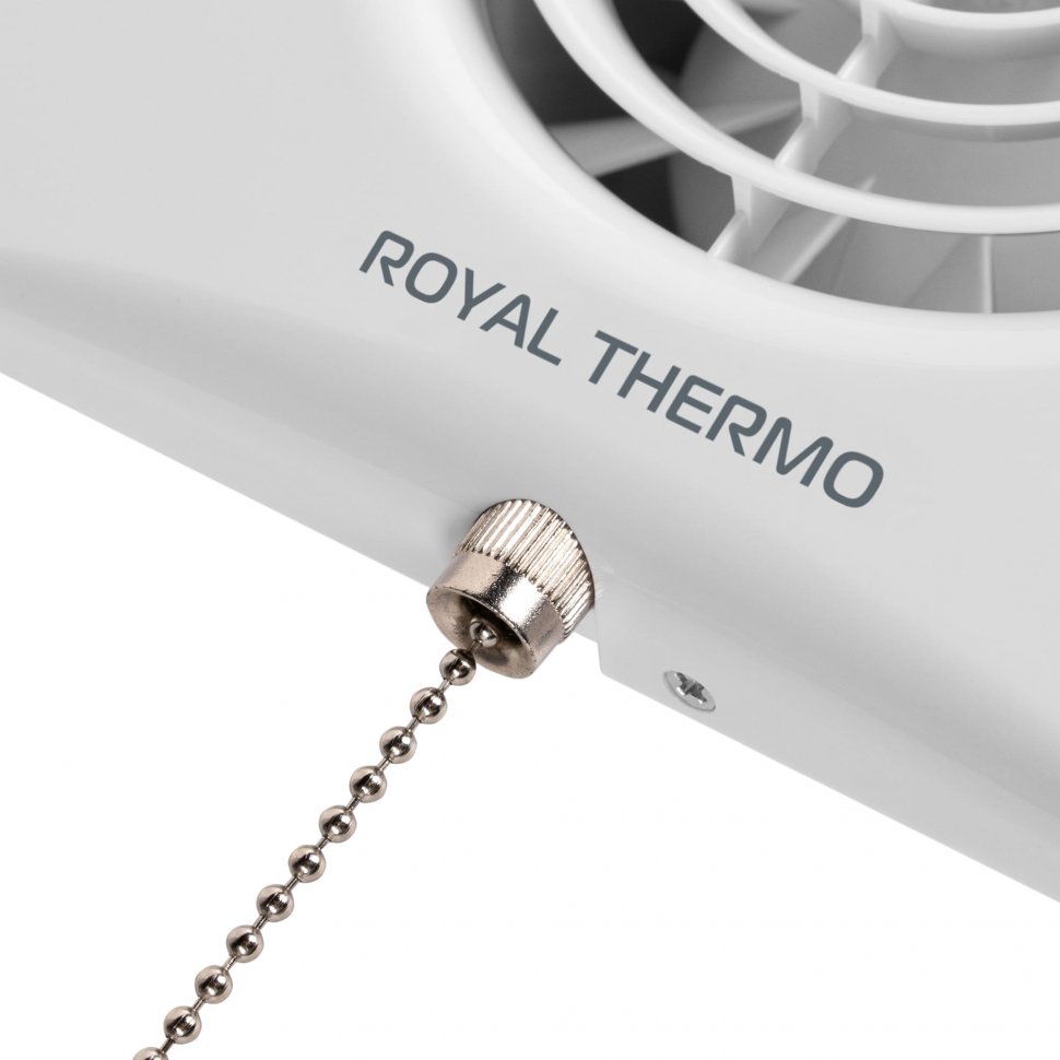 Вентилятор вытяжной Royal Thermo RAFR 120 PT Sunrise с тяговым выключателем и таймером