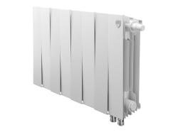 Биметаллический радиатор отопления Royal Thermo PianoForte 300 8 секций Bianco Traffico VDR