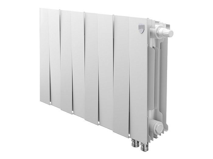 Биметаллический радиатор отопления Royal Thermo PianoForte 300 8 секций Bianco Traffico VDR