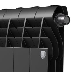 Биметаллический радиатор отопления Royal Thermo BiLiner 350 V 12 секций Noir Sable
