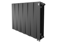 Биметаллический радиатор отопления Royal Thermo PianoForte 500 VDR80 12 секций Noir Sable