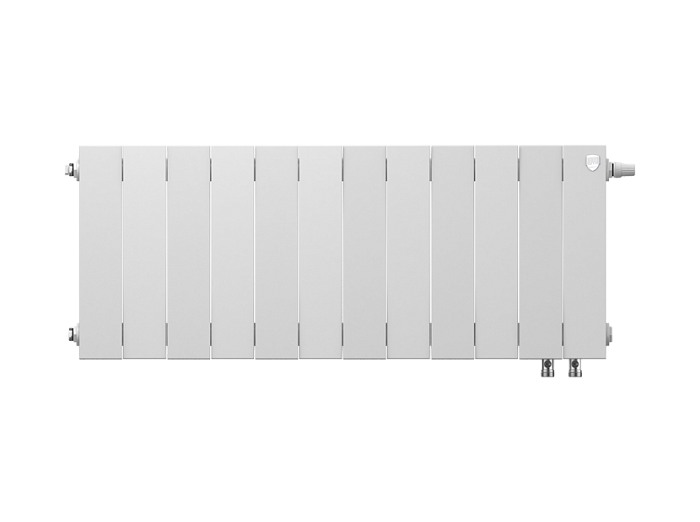 Биметаллический радиатор отопления Royal Thermo PianoForte 300 12 секций Bianco Traffico VDR