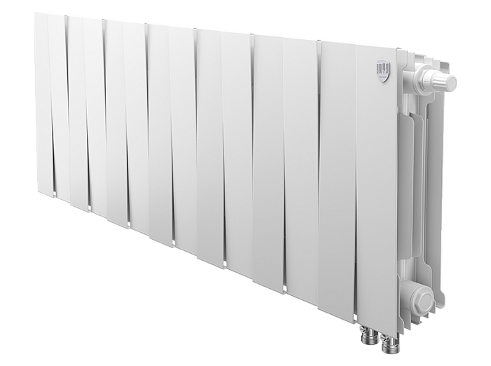 Биметаллический радиатор отопления Royal Thermo PianoForte 300 14 секций Bianco Traffico VDR