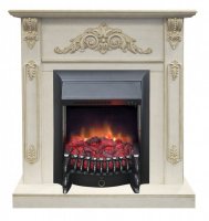 Каминокомплект RealFlame Anita corner STD/EUG WTG с очагом Fobos Lux Black S