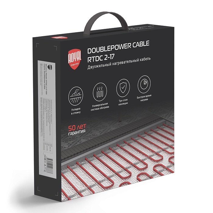 Комплект теплого пола Royal Thermo Doublepower Cable RTDC 2-17-800