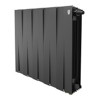 Биметаллический радиатор отопления Royal Thermo PianoForte 500 VDR80 10 секций Noir Sable