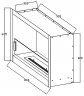 Биокамин модульный Silver Smith Capsula Lux 2 Glass