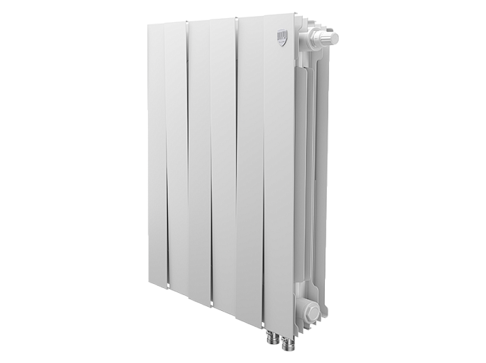 Биметаллический радиатор отопления Royal Thermo PianoForte 500 VDR80 6 секций Bianco Traffico
