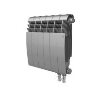 Биметаллический радиатор отопления Royal Thermo BiLiner 350 V 12 секций Silver Satin