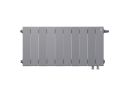 Биметаллический радиатор отопления Royal Thermo PianoForte 300 10 секций Silver Satin VDR