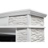 Каминокомплект Firelight Scala 25 с очагом Electrolux EFP/P-2520LS сланец скалистый белый/шпон белый дуб