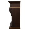 Портал Firelight Vittoriano 30 темный дуб с золотой патиной