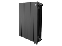 Биметаллический радиатор отопления Royal Thermo PianoForte 500 VDR80 6 секций Noir Sable