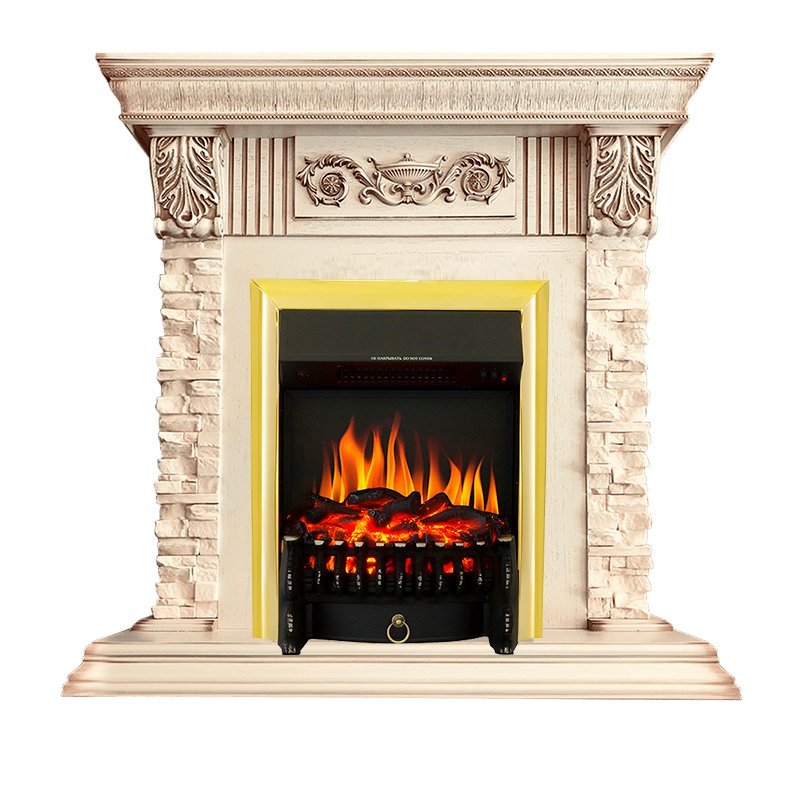 Каминокомплект Royal Flame Luxemburg с очагом Fobos FX Brass