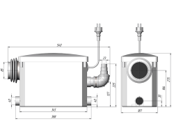 Насосная станция Unipump Sanivort 405 M