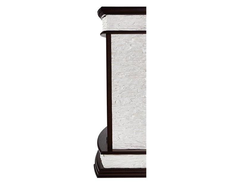 Каминокомплект Firelight Scala 25 с очагом Electrolux EFP/P-2520LS сланец скалистый белый/шпон темный дуб
