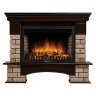 Каминокомплект Firelight Forte Wood 30 с очагом Electrolux EFP/P-3020LS камень коричневый/шпон темный дуб