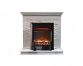 Каминокомплект Interflame Сиена сланец белый с очагом Fobos FX M Black