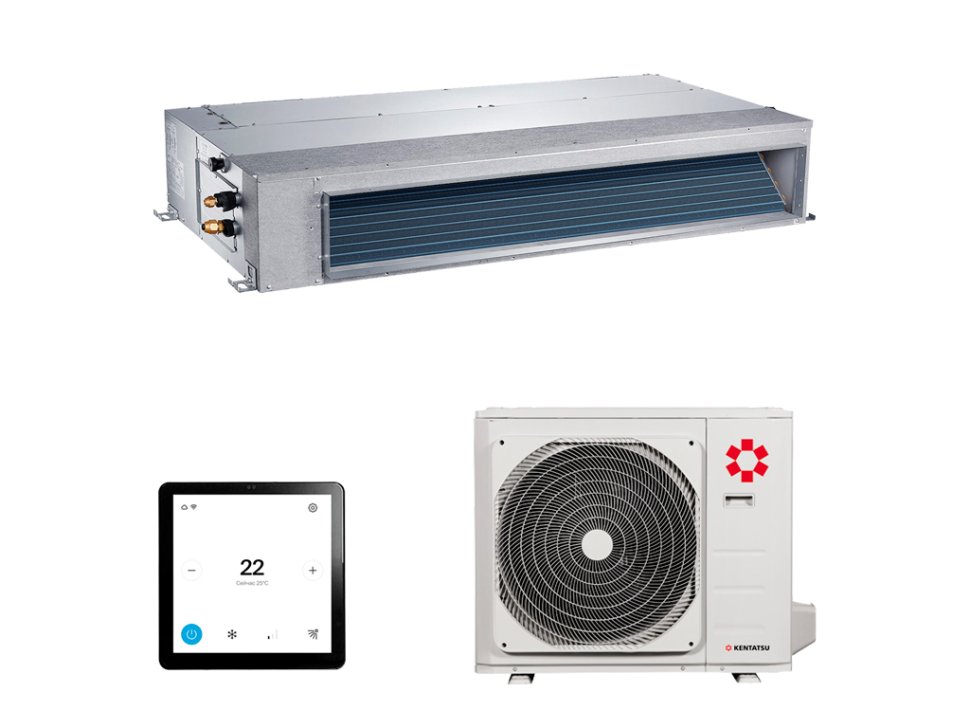Канальная сплит-система Kentatsu KSMB140HZRN1W/KSUNB140HZRN3 Komasu