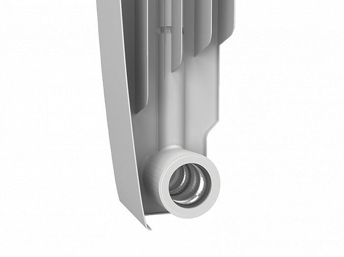 Биметаллический радиатор отопления Royal Thermo BiLiner 500 6 секций Silver Satin