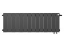 Биметаллический радиатор отопления Royal Thermo PianoForte 300 14 секций Noir Sable VDR